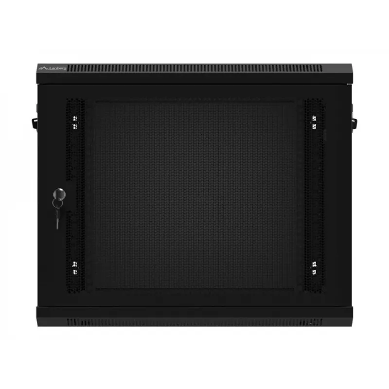 Wandmontierbarer Schrank LANBERG WF01-6409-23B 9U, 60 kg, IP20, 600×450×512 mm, schwarz
