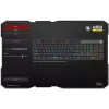 Tastatur IBOX AURORA K-6 — Full-Size QWERTY, RF Wireless + Bluetooth, RGB-Hintergrundbeleuchtung, mechanische Low-Profile-Tasten, Schwarz