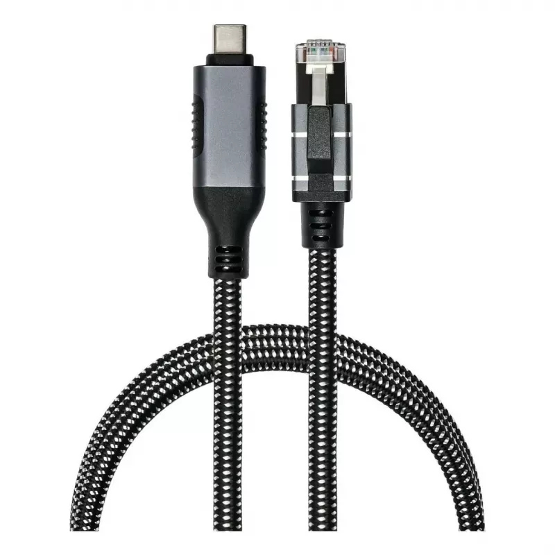 Good Connections Ethernet-Kabel USB-C RJ45, Anthrazit, 1,5 m