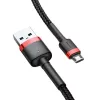Micro-USB-Kabel Baseus Cafule 1,5A 2m (rot & schwarz)