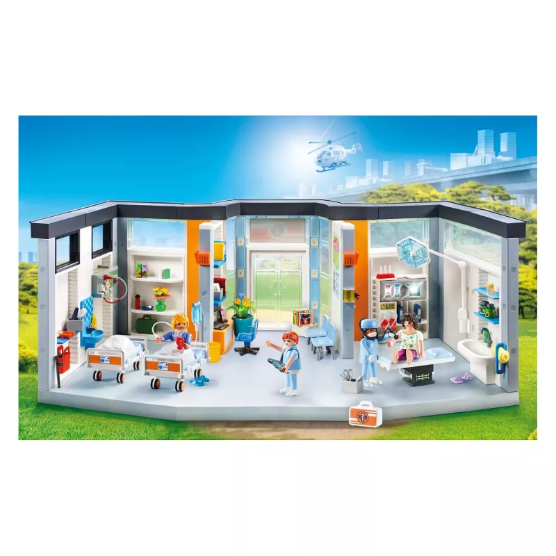 Spielfigur Playmobil 70191 Eingerichteter Krankenhausflügel 297 Teile