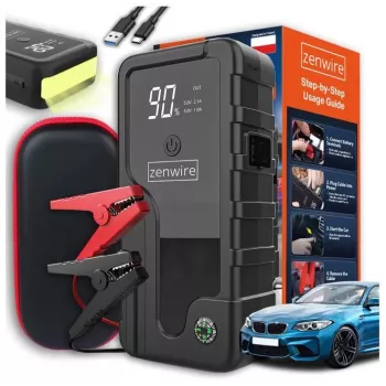 Auto-Starthilfe-Powerbank zenwire CY16 6400 mAh – tragbarer Booster für 12-V-Batterien