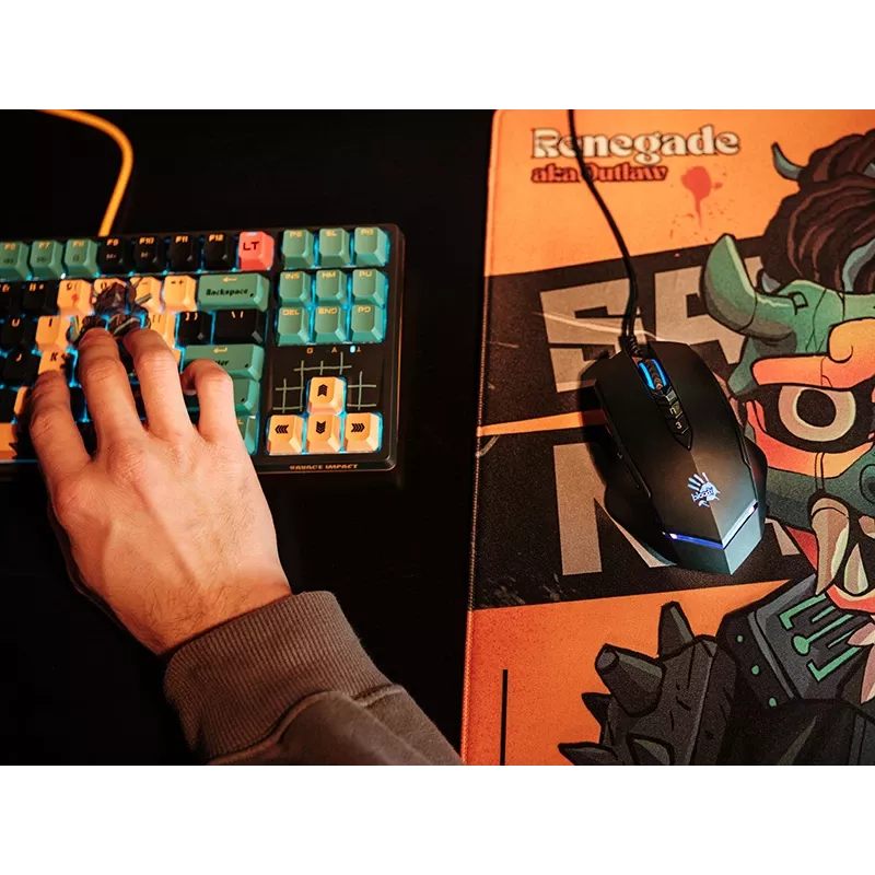 Gaming-Maus A4Tech Bloody V8m MAX RGB USB 10000 DPI