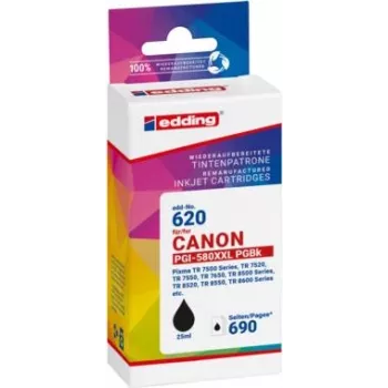 Edding Druckerpatrone EDD-620 schwarz kompatibel mit Canon PGI-580XXL BK