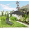 Gartenschirm Extralink faltbar 3 m, groß, graphit