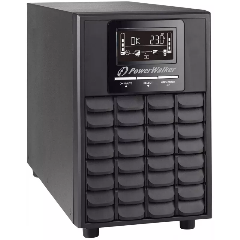 PowerWalker VFI 1000 CG PF1 unterbrechungsfreie Stromversorgung (USV) Doppelwandler (Online) 1 kVA 1000 W 4 AC-Ausgänge