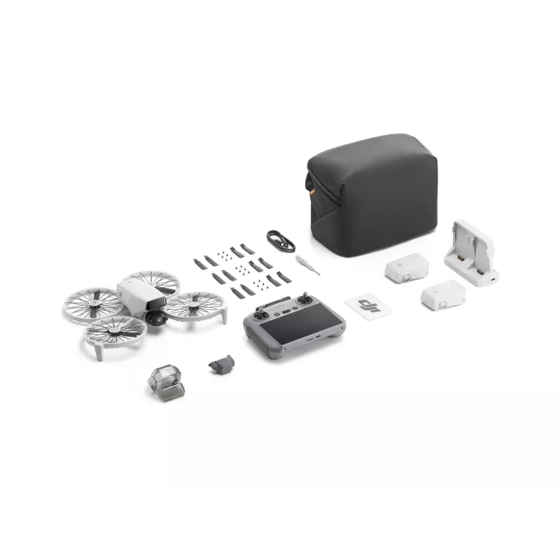 Quadcopter DJI Flip Fly More Combo RC 2 — 4 Rotoren, 48 MP Kamera, 3840×2160, max. Geschwindigkeit 16 m/s, Reichweite 14000 m