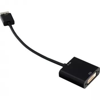 DisplayPort 1.2 > DVI24+1 Konverter, Kabel schwarz, 15 cm