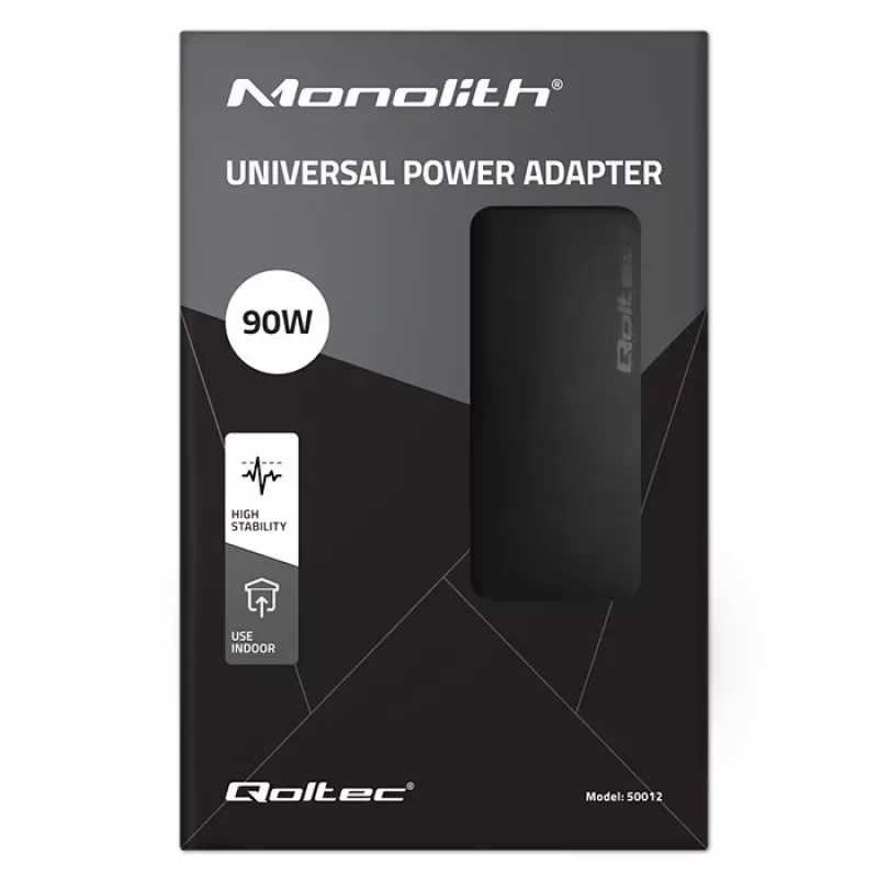 Qoltec 50012 Automatisches Universal-Netzteil 90W | 9 Stecker | +Netzkabel