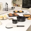 Kuchenform-Set Salter BW125511EU7 3-teiliges antihaftbeschichtetes Backgeschirr, runde und quadratische Formen