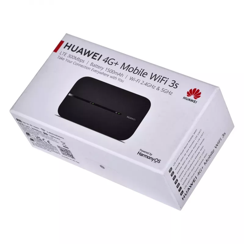 Huawei 4G Mobile WiFi 3 Wireless Router Dual-Band (2,4 GHz / 5 GHz) Schwarz