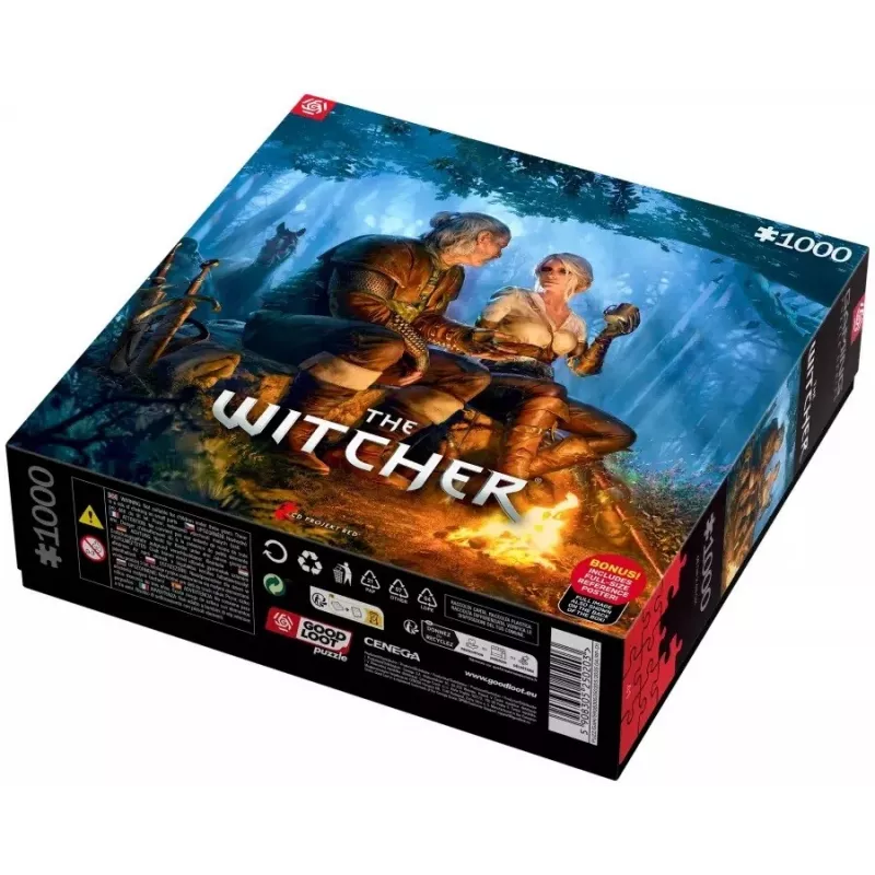 Good Loot Gaming Puzzle: The Witcher Reise von Ciri, 1000 Teile