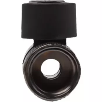 Alphacool 2-Wege-Kugelhahn G1/4 - Schwarz Nickel (17354)