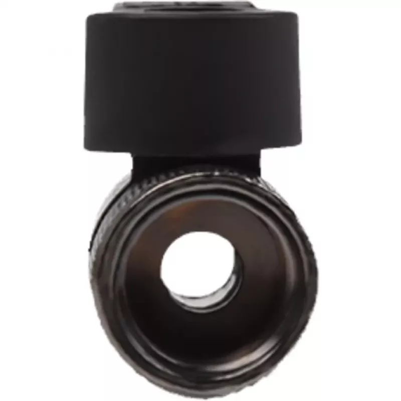 Alphacool 2-Wege-Kugelhahn G1/4 - Schwarz Nickel (17354)