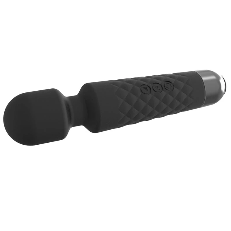 Klitoris-Massagegerät Erolab Wand-M Schwarz — wiederaufladbar, wasserdicht