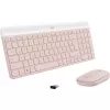 Logitech Slim Wireless Combo MK470 - Tastatur-Maus-Set - Funk - 2,4 GHz - QWERTY - rosé (920-011314)