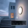 LED-Lampe mit PIR-Sensor MACLEAN MCE525 B – Außenwandleuchte, bewegungsaktivierte LED