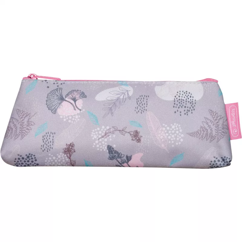 Federmäppchen Herlitz Delicate Gingko Soft Polyester Pink Lila
