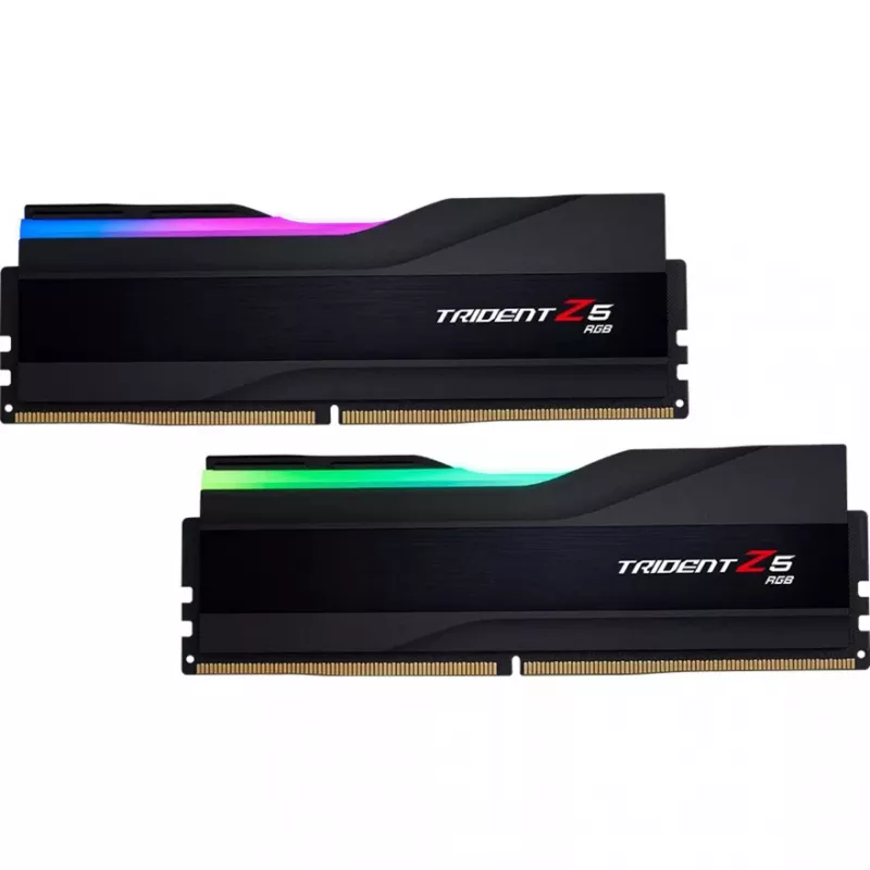 G.Skill Trident Z5 RGB 96 GB (2x48 GB) DDR5-6400 CL30 Arbeitsspeicher-Kit, Schwarz