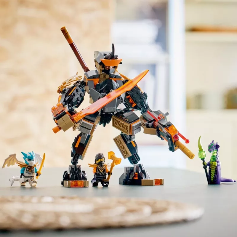 LEGO NINJAGO 71854 Coles Einsatz-Mech und Drache Zane