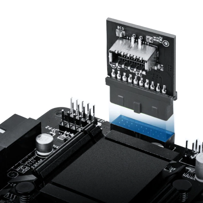 USB 3.0-Adapter GrauGear GG 18024 90° Panelsockel (rechtwinklig) Typ A