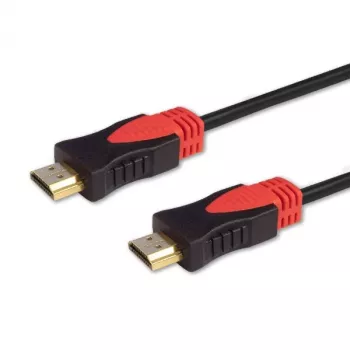 HDMI-Kabel SAVIO CL-95 1,5 m — HDMI Typ A auf A, HDMI 2.0, 18 Gbit/s, 600 MHz, 4K@60Hz, vergoldete Kontakte, Ethernet, PVC-Mantel