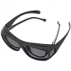 Sonnenbrille WEDO 271 48599 Oval, Wrap-around, Unisex, polarisierende Gläser, Überbrillen-Design