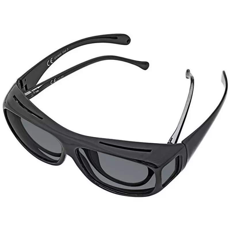 Sonnenbrille WEDO 271 48599 Oval, Wrap-around, Unisex, polarisierende Gläser, Überbrillen-Design