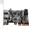 SilverStone ECU05 - USB-Adapter - PCIe 2.0 x2 Low Profile - USB 3.1 Typ C x 1 + USB3.0 x 2 + USB3.0 (intern) x 2 (SST-ECU05)
