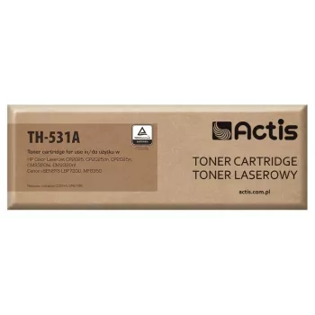 Tonerkartusche ACTIS TH-531A Ersatz für HP 304A CC531A / Canon CRG-718C, Cyan, 3000 Seiten, Standard, 1 Stk.