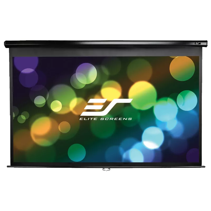 Elite Screens | Manual Series | M119XWS1 | Diagonale 119 Zoll | 1:1 | Sichtbare Bildbreite (B) 213 cm | Weiß