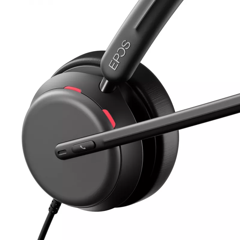EPOS IMPACT 860 ANC Headset Kabelgebundenes Kopfband Headset Office/Call Center USB Typ-C Schwarz