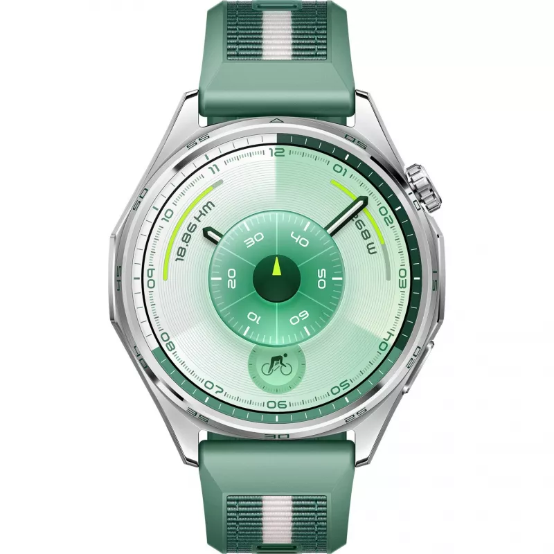 Huawei WATCH GT6 3,73 cm (1,47) AMOLED 46 mm Digital 466 x 466 Pixel Touchscreen Edelstahl GPS (Satellit)