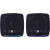 PC-Lautsprecher DEFENDER J3 2.0 6W LED USB, 2×3W RMS, 90–20000 Hz, 3,5 mm, schwarz