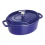 Gusseisen-Kokotte Staub 4,25 L, 29 cm, blau