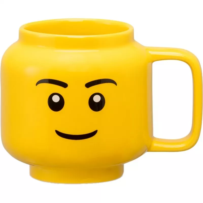 LEGO Keramiktasse Boy, klein gelb