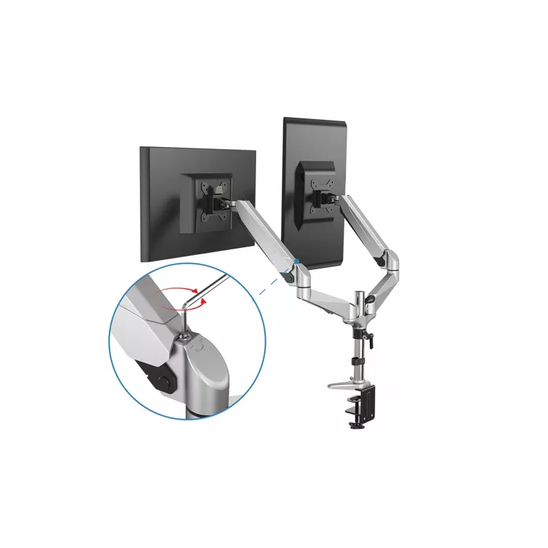 Digitus Dual-Monitorhalterung, 2x 32, 2x 8 kg