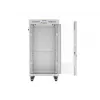 Standschrank LANBERG FF01-6822-12SL 22U freistehend, 1233×600×800 mm, IP20, 1200 kg