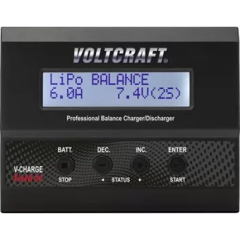 Batterieladegerät Voltcraft V-Charge 60 12V 6A — Multifunktionsladegerät für 12-V-Blei-Säure-Batterien