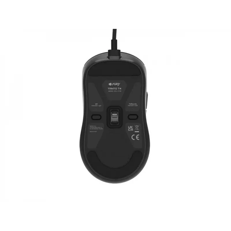 FURY TANTO T4 12000DPI RGB GAMING MAUS SCHWARZ PROGRAMMIERBAR