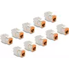 DeLOCK Keystone-Modul 88117 Flach RJ-45 Orange 10 Stück