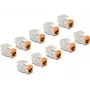 DeLOCK Keystone-Modul 88117 Flach RJ-45 Orange 10 Stück