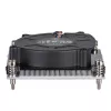 Prozessor-Luftkühler SILVERSTONE SST-XE01-1700A — 8-cm-Lüfter, 1000–5500 U/min, Dual-Kugellager, schwarz
