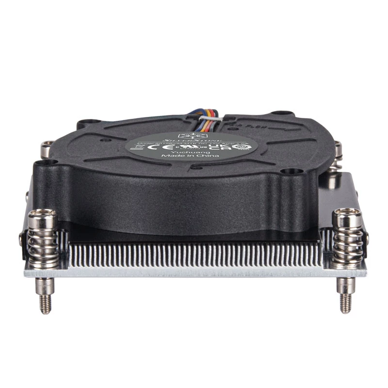 Prozessor-Luftkühler SILVERSTONE SST-XE01-1700A — 8-cm-Lüfter, 1000–5500 U/min, Dual-Kugellager, schwarz
