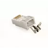 RJ45-Steckverbinder GEMBIRD CAT7 8P8C vergoldet 15µm FTP/SFTP 50er-Pack