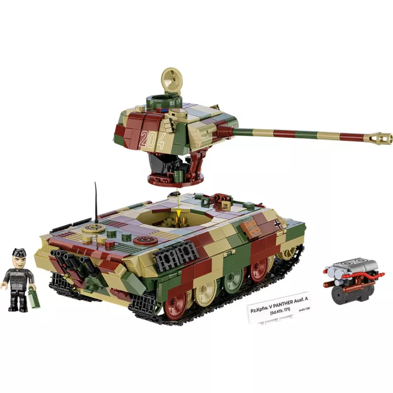 Blocks Pz.Kpfw.V Panther Ausführung A 1152 Blöcke