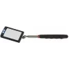 ChiliTec Teleskopspiegel LED-Beleuchtung Länge 28-88 cm Spiegel 65x40 mm (22103)