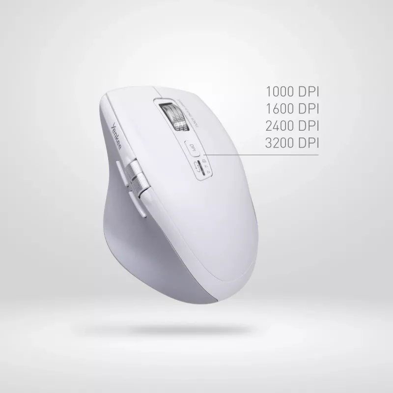 Kabellose Maus YENKEE 2095WH SPIN DUAL Smart Flying Scroll
