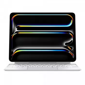 Apple Magic Tastatur für iPad Pro 13 Zoll M4 Wireless QWERTY Weiß