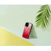 Schutzhülle iKins für Apple iPhone 12 / 12 Pro, pink lake mit schwarzem Rand